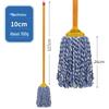 Vintage-style Cotton Mop with Plastic-coated Handle - Ideal for Schools, Properties, and Large Floor Areas.