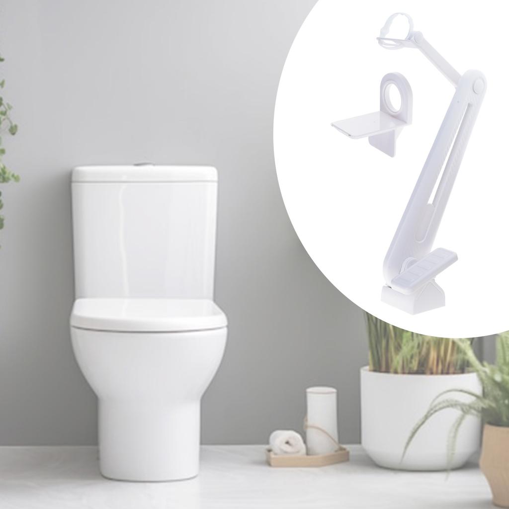 No Touch Toilet Lid Lifter with Foot Pedal Design Touchless Foot Operated Toilet Seat Raiser Tool for Bathroom Hygienes