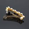 Elegant Rhinestones Cat Eye Spring Hair Clip For Women Girls Daily Use Delicate Floral Design Secure Grip Barrettes