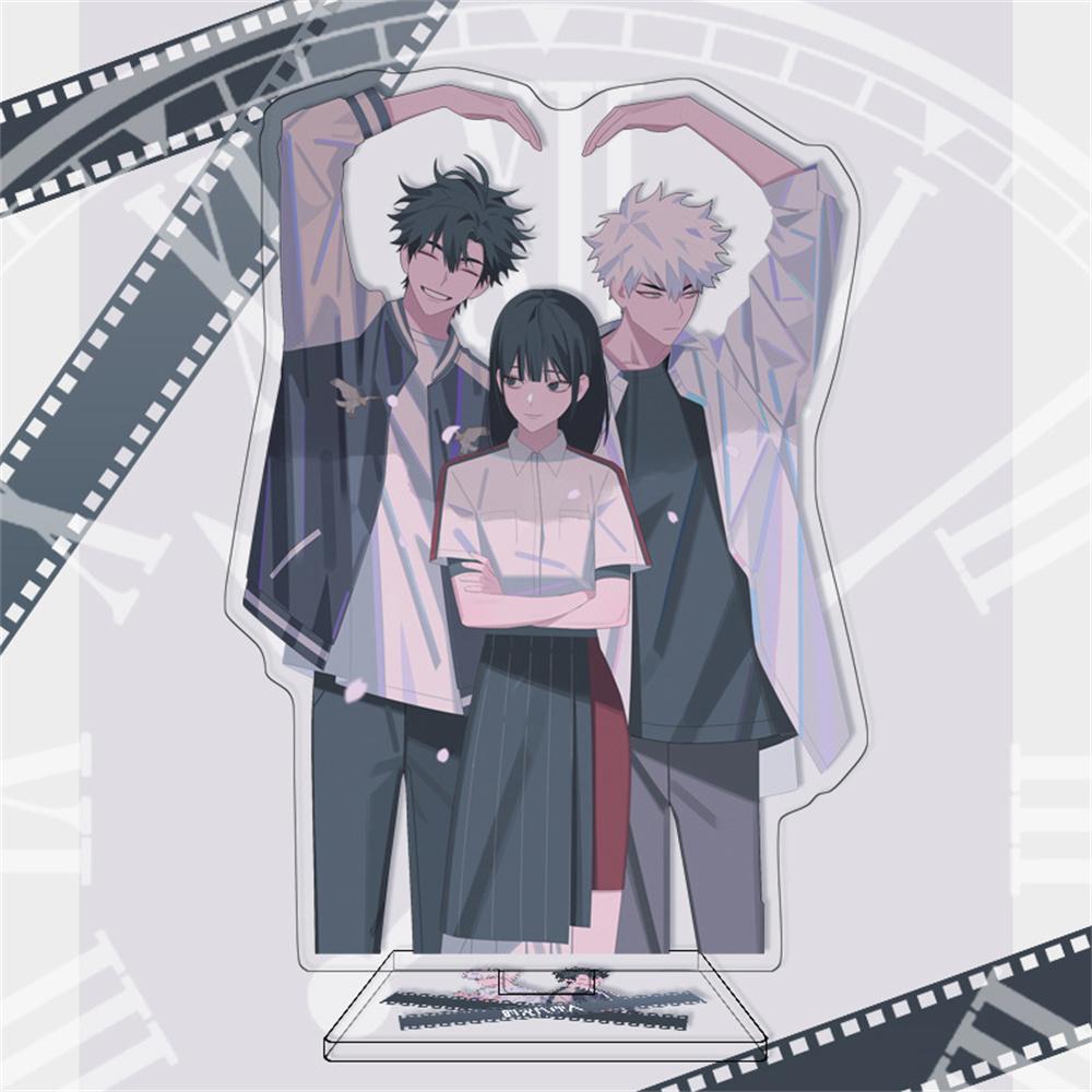 Hot Anime Link Click Acrylic Stand Model Figure Cosplay Plate Holder Topper Birthday Fans Christmas Desk Decor Plate Gift