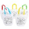 Storage Bag Non-woven Bag Portable Cartoon Pattern Party Favors Festival Gift Environment Protection Painting Handbag TMZ
