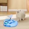 Cat Toy Ball Track Cat Track Ball Toy With Feathers Interactive Kitten Game For Home Boredom Relief Exercise Entertainment