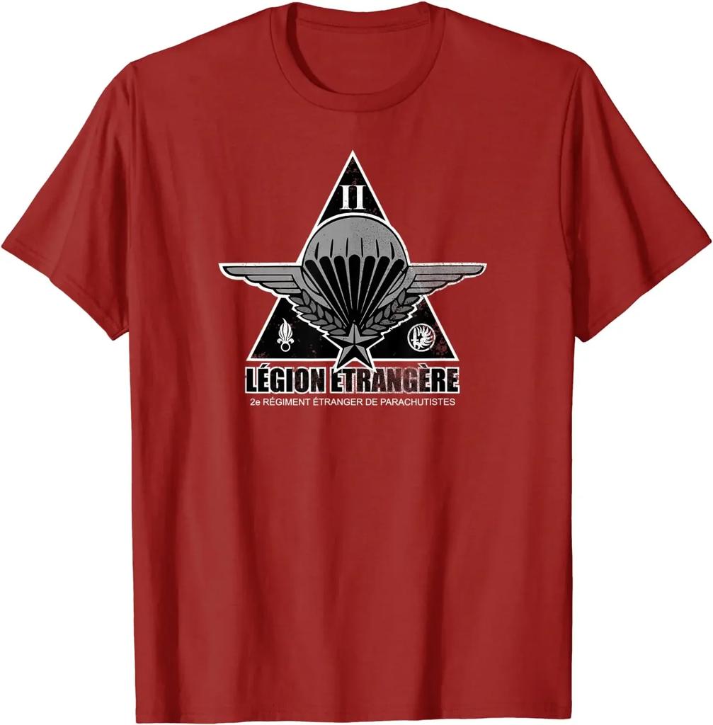 French Legion Etrangère 2 REP Men TShirt Short Sleeve Casual 100 Cotton ONeck Summer Tees