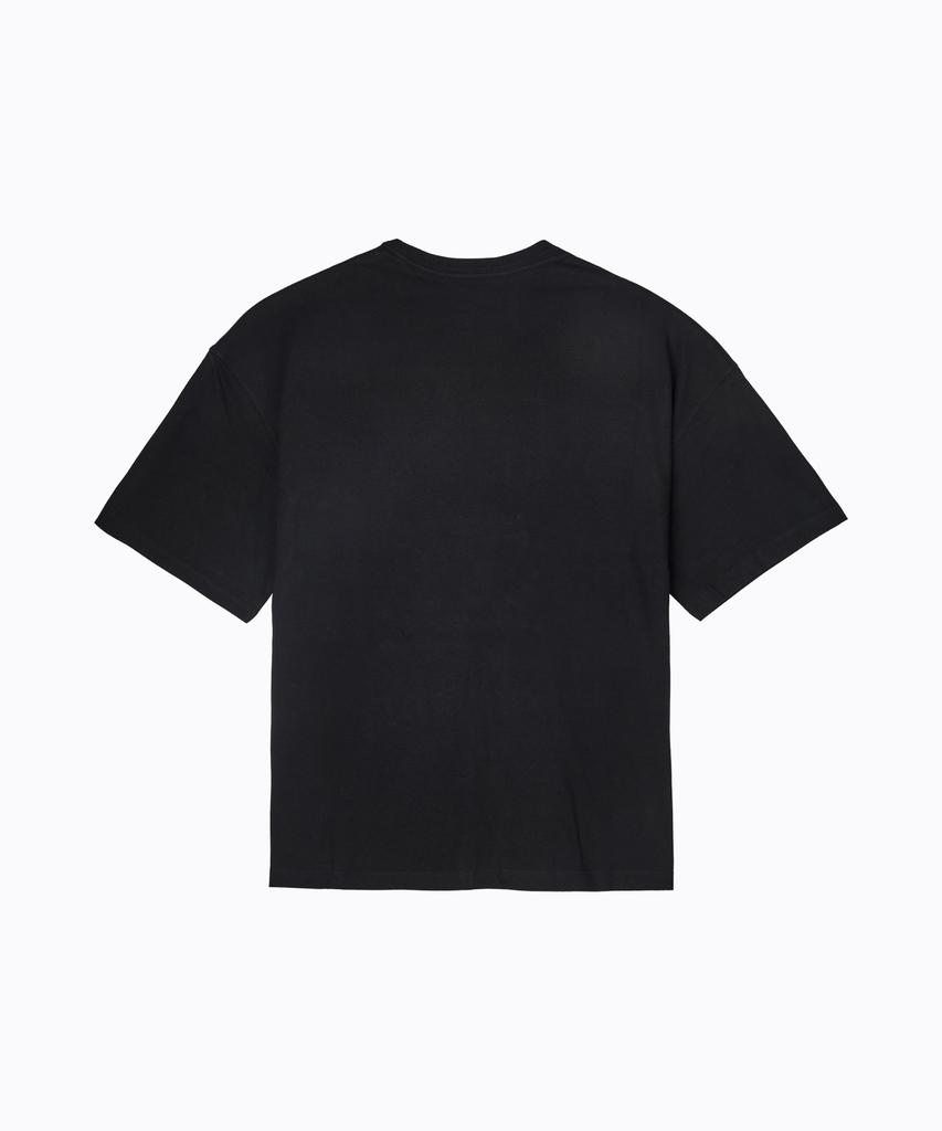 LIMELIGHT APPAREL Limelight Big Logo Cooling Oversized T-Shirt (Black/White)