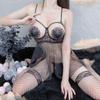 Sexy Sexy Underwear Transparent Breast Transparent Pajamas Seductive Bed Teasing Suspender Nightgown