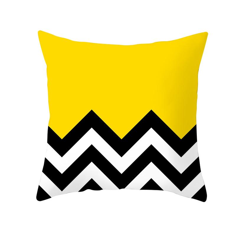 Yellow Pineapple Doublesided Printed pillow cover Short plush Suitable living rooms bedrooms sofas throw cushion cover