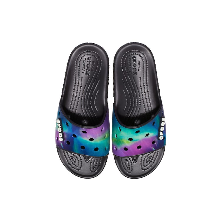 Crocs Classic Clog Casual Shoe Unisex Multi Color Black 207308-988