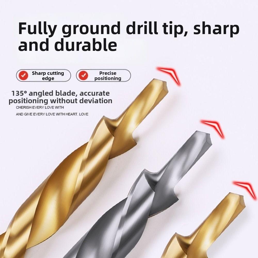 Hexagonal Handle Step Drill Bit Stop Collar Reaming Tool  Inclined Hole Drilling