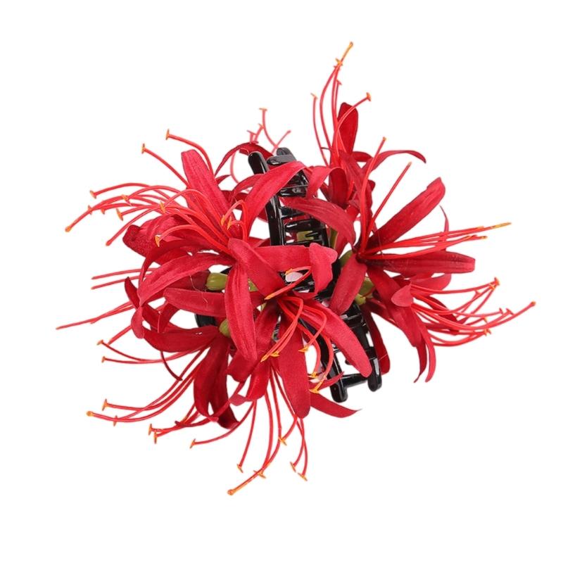 Women Bianan Flower Hairpin Hair Clip Girl Hair Access for Parties Side Clip Hairpins