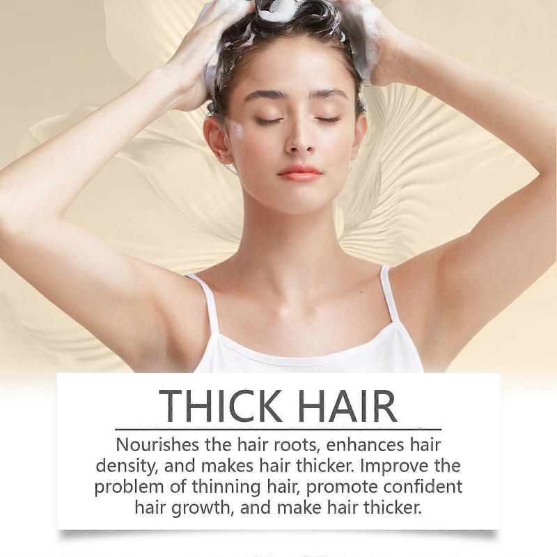 Hair growth shampoo Deep cleaning scalp moisturizes hair plump and smoothes hair strong shampoo