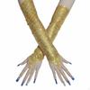 Sparkle Fingerless Gloves, Long Retro Cosplay Party Accessory