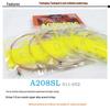 Alice A208SL/L Folk Guitar String Set, .011/.012 Steel Strings for Wooden Guitars