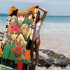 Anime Disastrous Life of Saiki Beach Towel Colorful Bath Towels for Girl Microfiber Quick Dry Sand Free Beach Yoga Spa