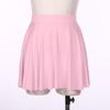 Falda de Color Sólido con Volantes para Mujer: Falda Acampanada Casual con Cintura Elástica para Ropa de Estar en Casa Ropa Deportiva