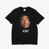 HIP HOP High Street Gothic Tees AAP Portrait Casual Harajuku Tops ASAP ROCKY Shortsleeved Tshirt Unisex