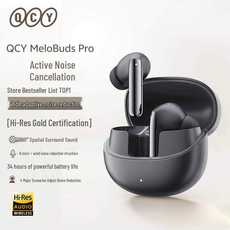 

Бездротові навушники QCY MeloBuds Pro ANC
