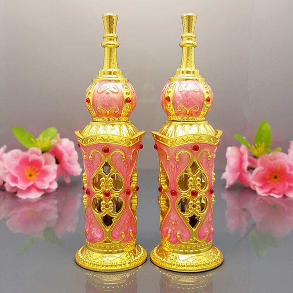 Dropper Empty Bottles Glass bottle Metal Perfume Bottle Arabic Crystal Oil Bottles Oil Container