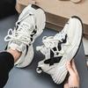 Zapatillas Casuales de Moda para Hombre Moda de Primavera Transpirables Zapatillas de Plataforma Hombre Antideslizantes Con Cordones Zapatillas para Correr Malla Zapatillas De Hombre