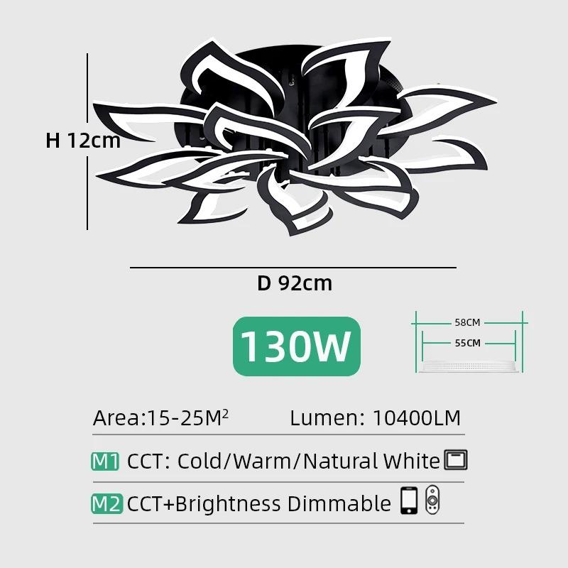 Modern LED Ceiling Light APP Remote Control Ceiling Chandelier indoor Room Light Bedroom Living Room Dining Room Light Lighting