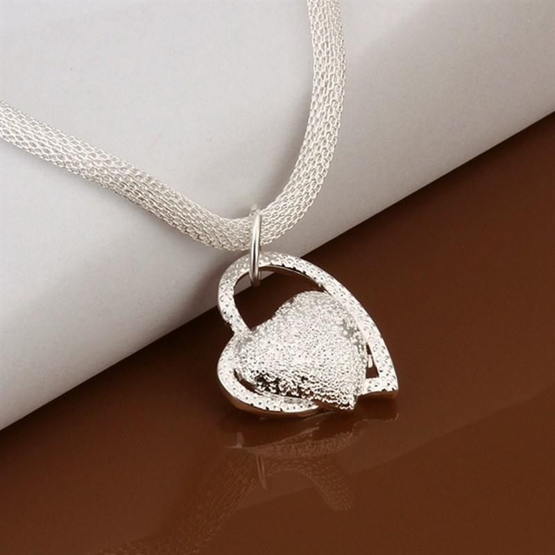 Copper Gorgeous Charm Fashion Charm Heart Wedding Lady Love Necklace Noble Luxury 18 Inches Copper Jewelry