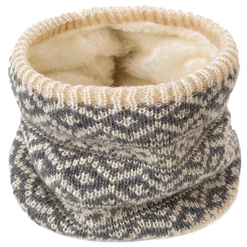 New Unisex Velvet Warm Pullover Neck Gaiter - Versatile Woolen Winter Neck Warmer for Outdoor Cold Protection