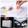 Bead Storage Box Large Capacity Multiple Compartments Transparent Design Rhinestones Painting Storage Container