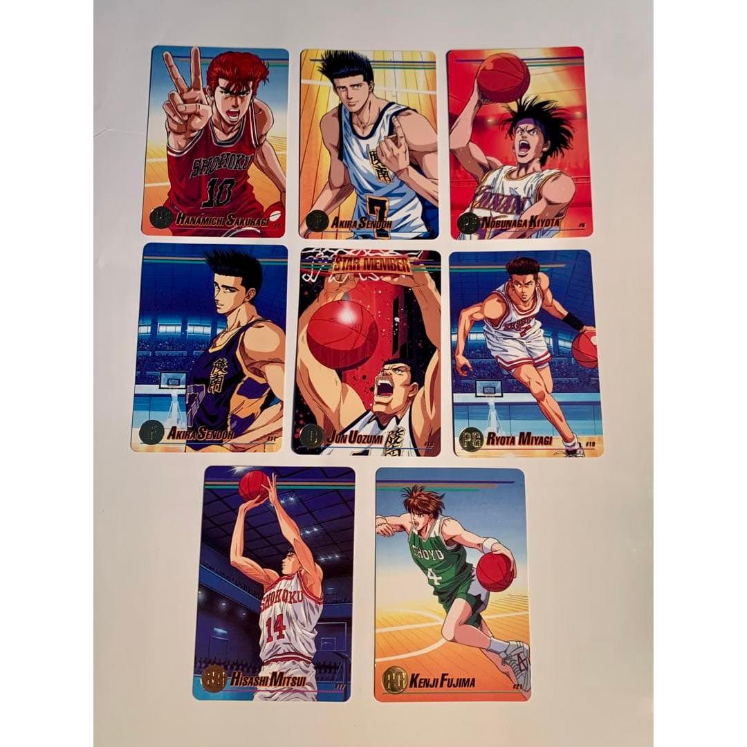 Slam Dunk Carddass STAR MEMBER COLLCTION 8 pieces collection