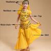 Headdress Belly Dance Costumes Princess Dress India Girls' Clothing Dance Costumes Set  Toddler