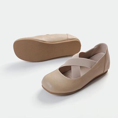 Wewnętrzne podwyższenie Mary Jane damskie buty francuskie wieczorowe buty na jeden pedał damskie 2025 wiosna nowe ze spódnicą buty babci