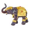 Thai-Style Lucky Elephant Ceramic Ornament for Home or Office Decor