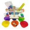 Kids Colorful Counting Bears Set Rainbow Bears Mathing Game with Stacking Cups Number Color