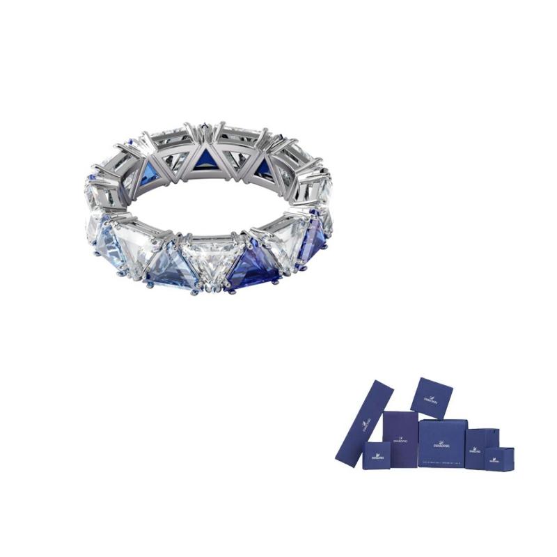 Swarovski Millenia Crystal Cocktail Ring 52-Original brand box (color random) синий
