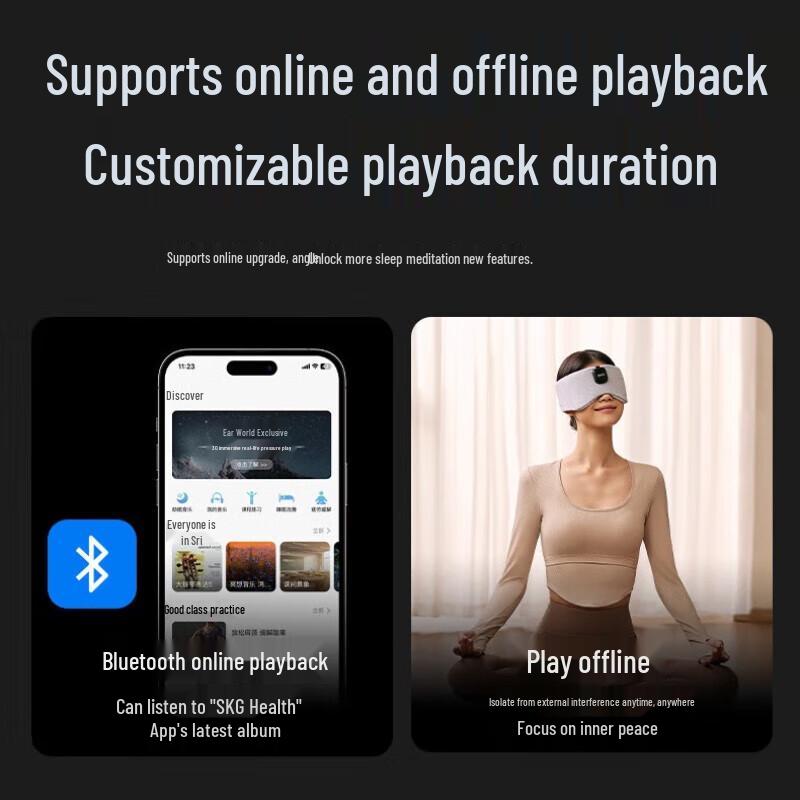 SKG T5 Bluetooth Music Sleep Eye Mask