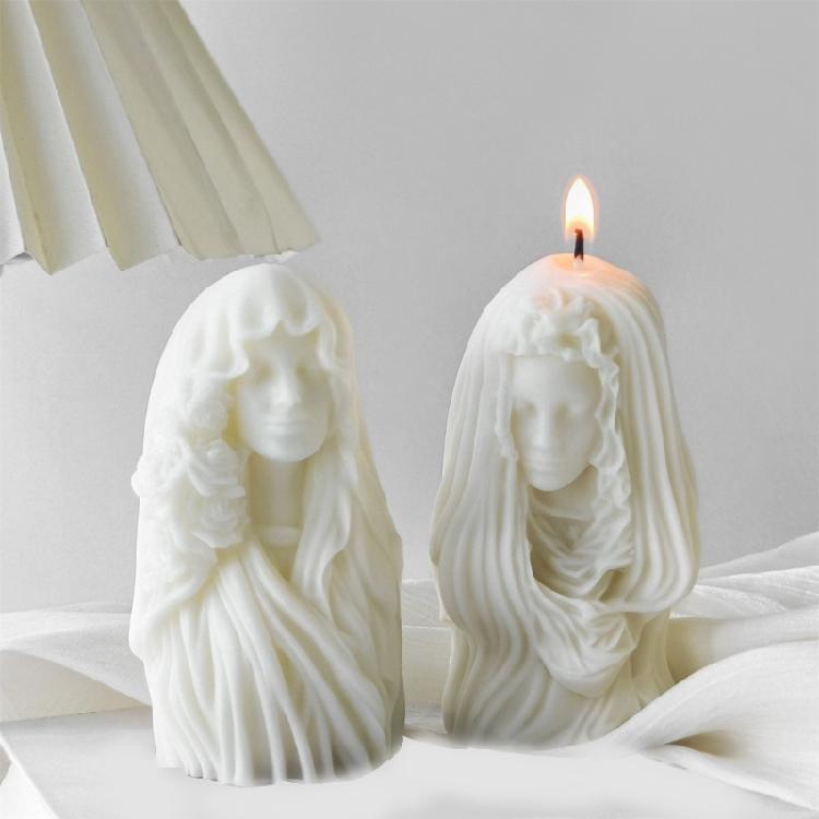 Vielseitige Göttinnen-Bilder Flexibles Silikonform Tragbares Zubehör zum Basteln Detaillierter Statuetten und Ornamente