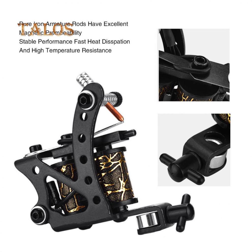 TBC 8 Warps Coils Tattoo Machine Rotary Motor Liner Shader Beginner Beauty Care Tool