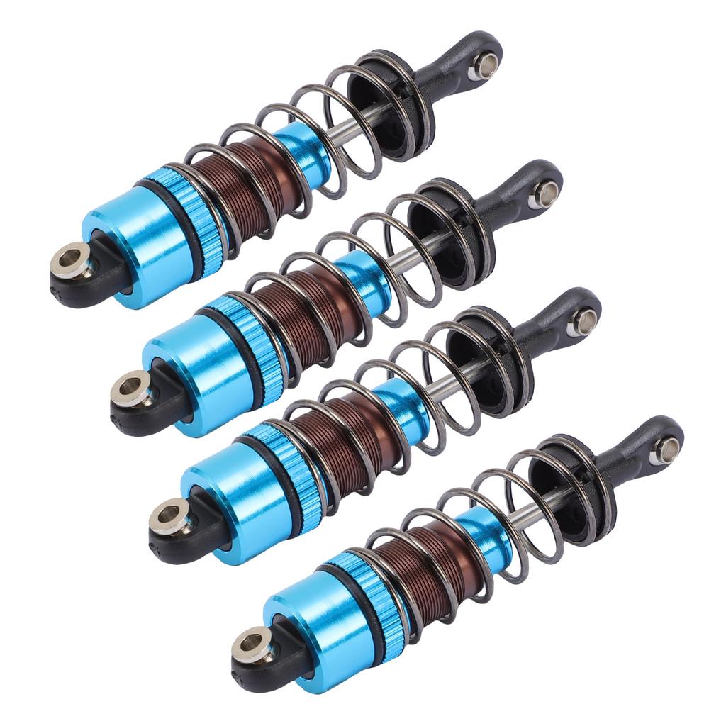 4Pcs RC Shock Absorber Aluminum Alloy Lightweight 1 10 Remote Control Cars RC Shock Damper 70mm Blue
