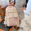 Schoolbag schoolbag for girls, primary school students, grades 3 to 6, backpack, large capacity 1011 new trendy girls, junior high school backpack