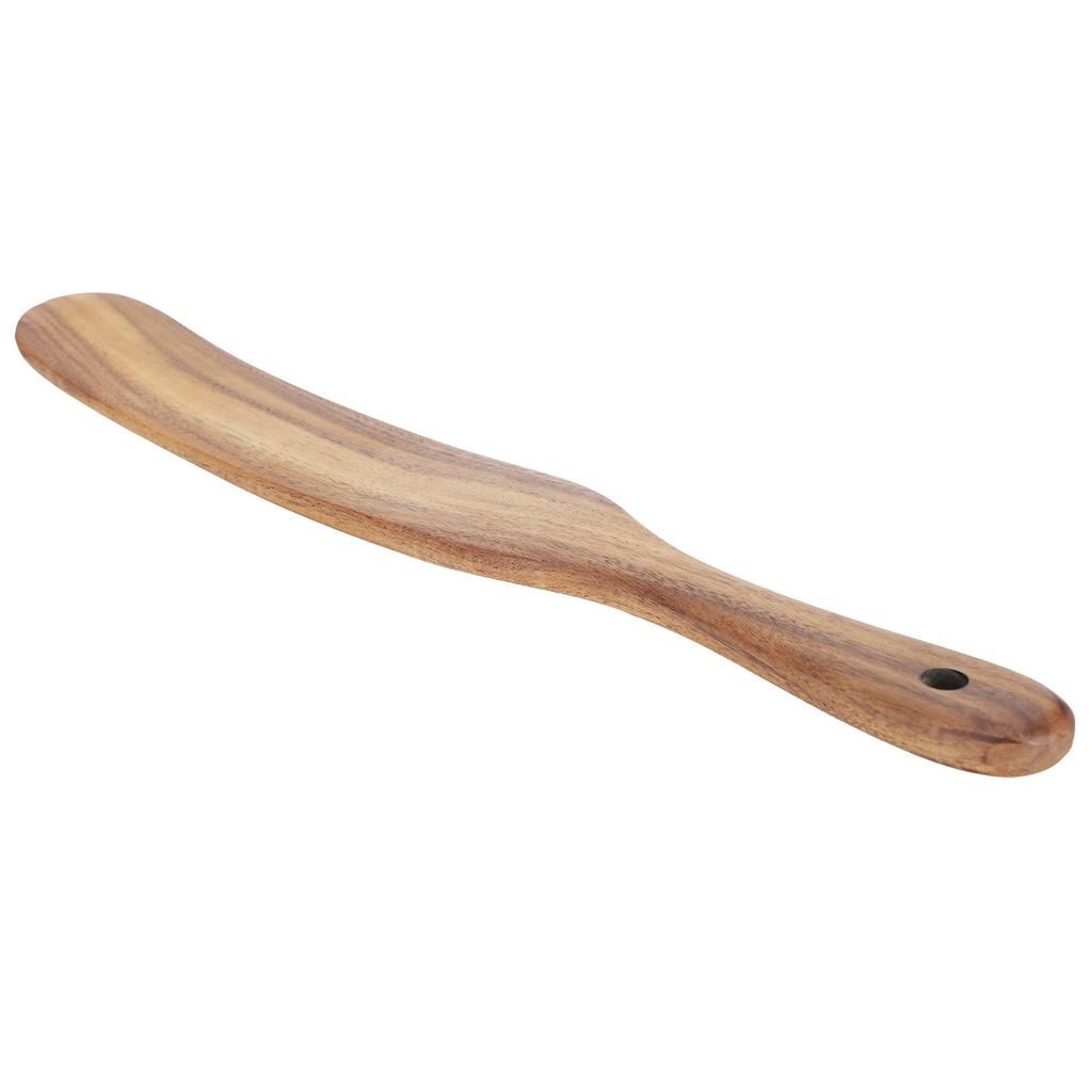Spatulă din lemn de tec pentru gătit acasă, calitate alimentară, lopată de prăjit din lemn, ustensile de gătit pentru provizii de bucătărie, 26,5x3,5cm