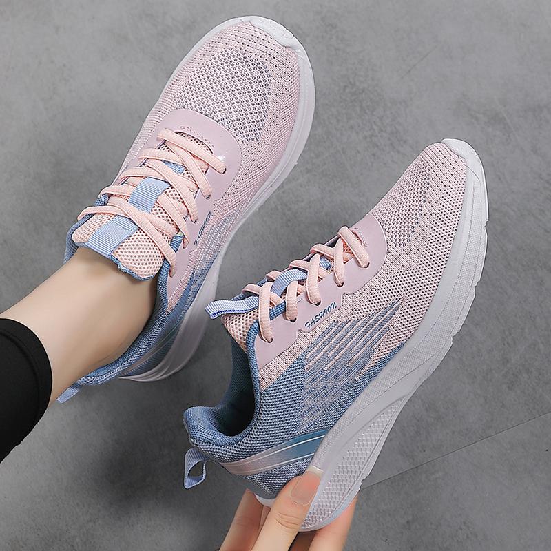 Fashion Shoes Woman Outdoor Tennis Shock-absorbing Running Sports Lightweight Platform Training Wear-resistant Casual Jogging Shoes
