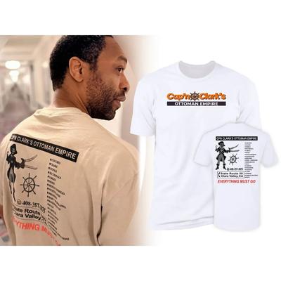Chiwetel Ejiofor Kapitän Clarks Osmanisches Reich Shirt Backrooms Film T-Shirt Sommer Herren T-Shirt Tee Y2k Frau