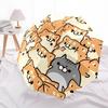 1pc Shiba Inu Dog Automatic Folding Umbrella Portable Collapsible Umbrella for All Seasons, 8-Rib Durable Construction065