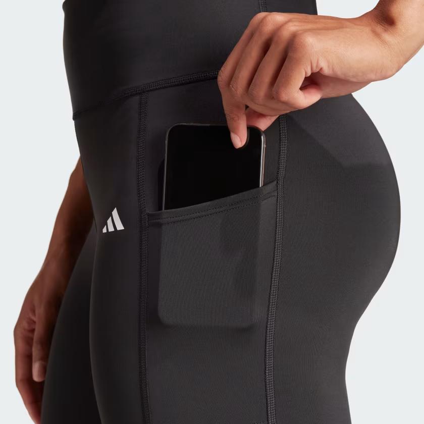 Adidas Optime 7-Inch Leggings Women Bottoms Black IQ2686