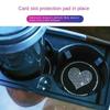 Car Anti Slip Cup Pad, Diamond Water Diamond Heart Decoration, Car Interior Cup Bottle Anti Slip Pad, Car Accessories