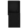 Corner Cabinet 30.5x30x65cm Engineered Wood Black Oak Effect