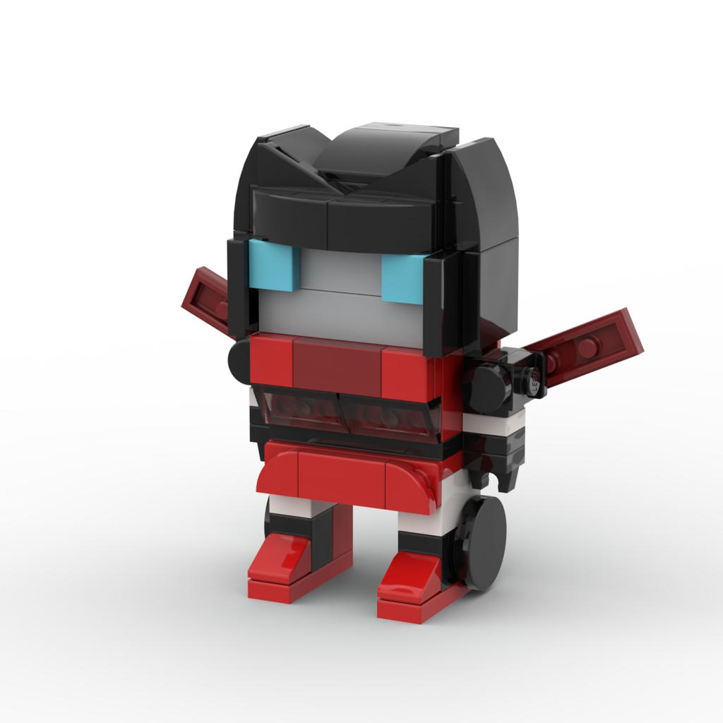*Transform Auto Robot Brickheadz * Star Scream Jazz Prime DIY Enlighten MOC Block Brick set,Compatible With