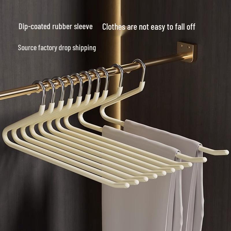 Goose-Shaped Anti-Slip Pants Hanger, Z Clip, Plastic, Non-Marking, Thickened for Wardrobe Storage and Drying.