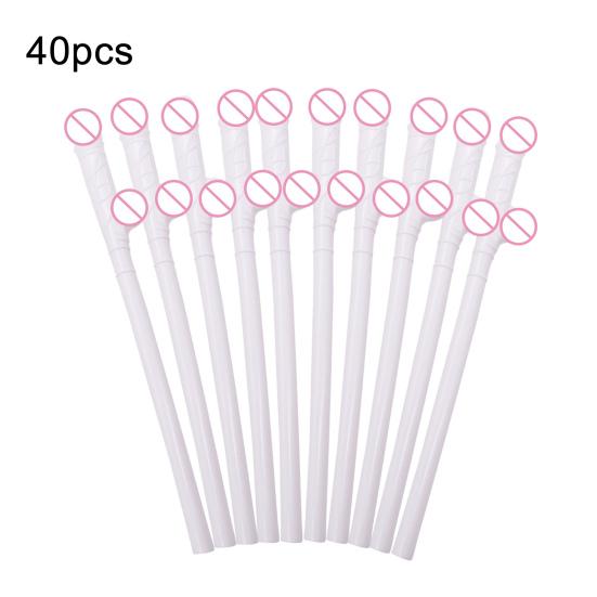 Fun Drinking Straws for Bachelorette Parties 18cm Unique Willy Cocktail Straws Reusable Novelty Sucking Drinking Straw Hen Night Bar Supplies