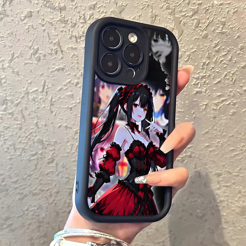Anime Date A Live Tokisaki Kurumi Cute Phone Case For IPhone 17 Pro Max 16 15 14 Pro Max IPhone 13 Pro Max 11 Plus Silicone Cove