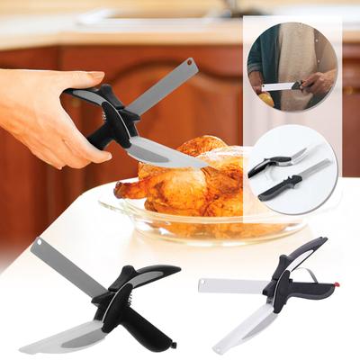 Scissors, Cutting Board Scissors Set, Food Scissors With Cutting Board, Kitchen Scissors Cutting Board Knife, Smart Cutting Board Knife