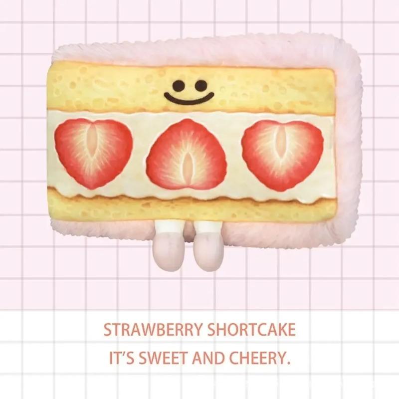 1pcs Cartoon Cute Sandwich Pencil Case Pen Holder Plush Bread Pencil Bag Funny Creative Kawaii Pencil Cases Student Stationery